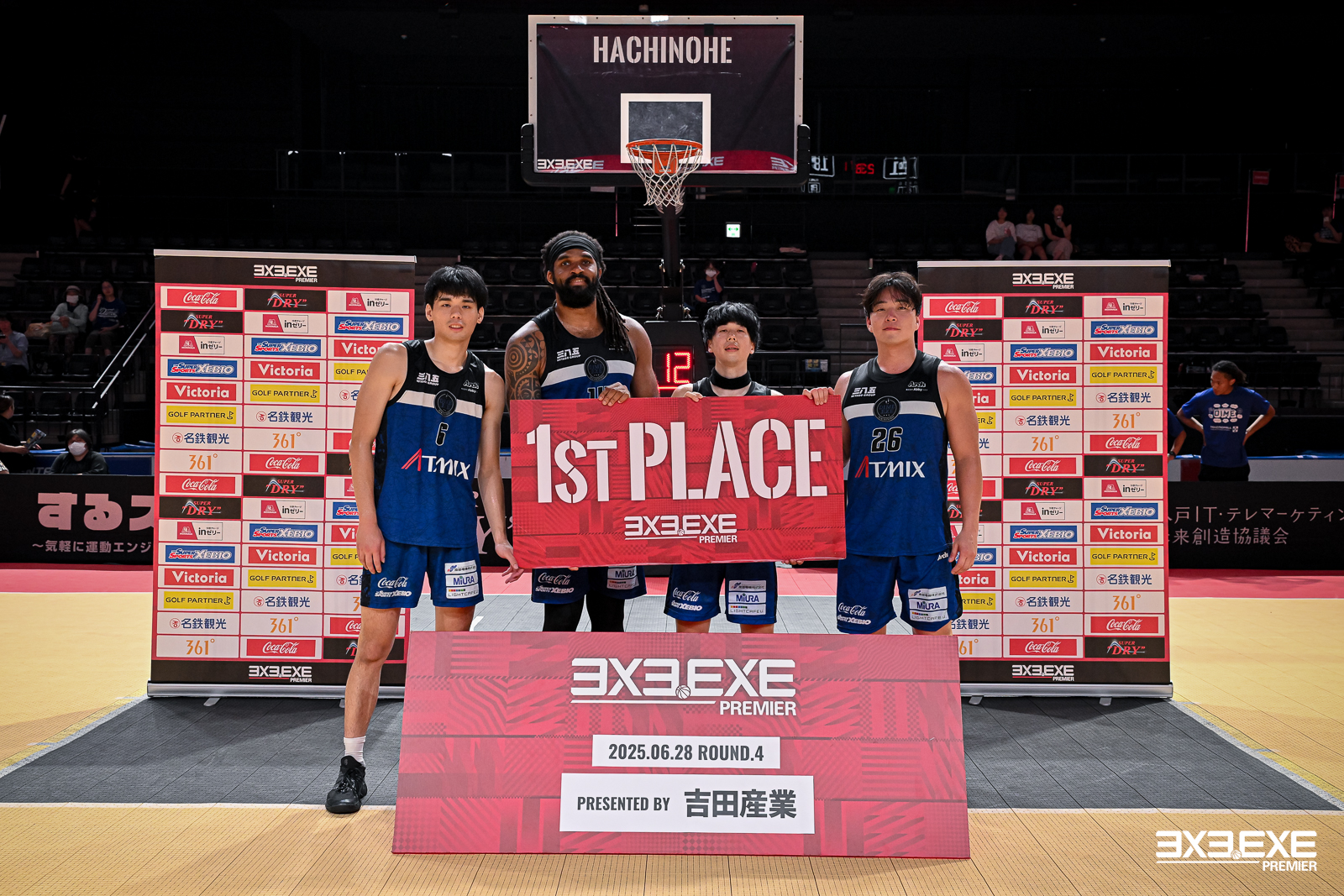 3×3.EXE PREMIER 2025 MEN’S JAPAN ROUND.4の試合結果（八戸）【3×3.EXE PREMIER】